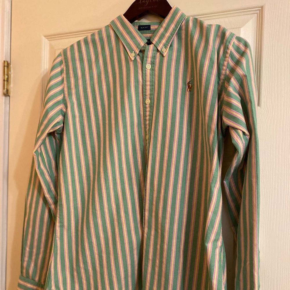 Ralph Lauren Button Down Oxford Size 12 Slim
